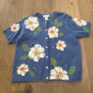 Susan Bristol Short Sleeve Cardigan